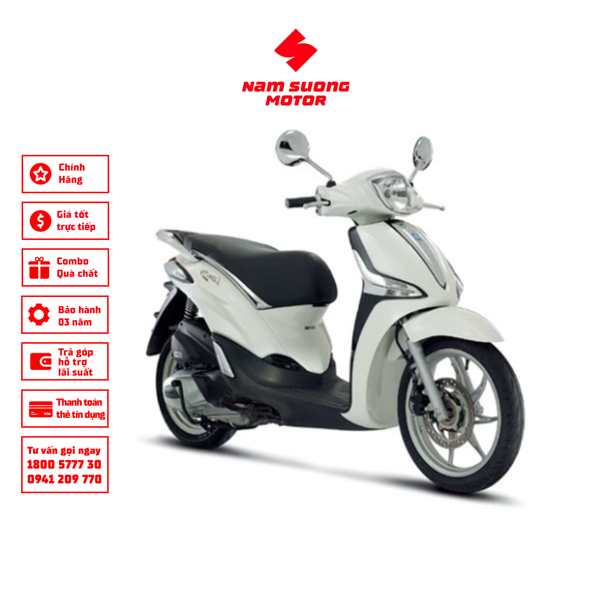 PIAGGIO LIBERTY ABS 125 IGET E3 Màu Xanh cửu long  Trả góp Piaggio